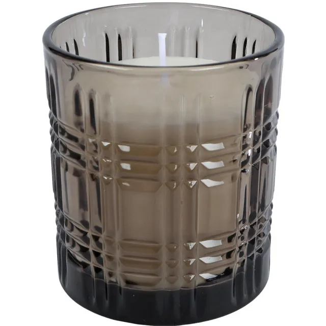 aromart Geurkaars met eucalyptus, roos en groene glazen pot.