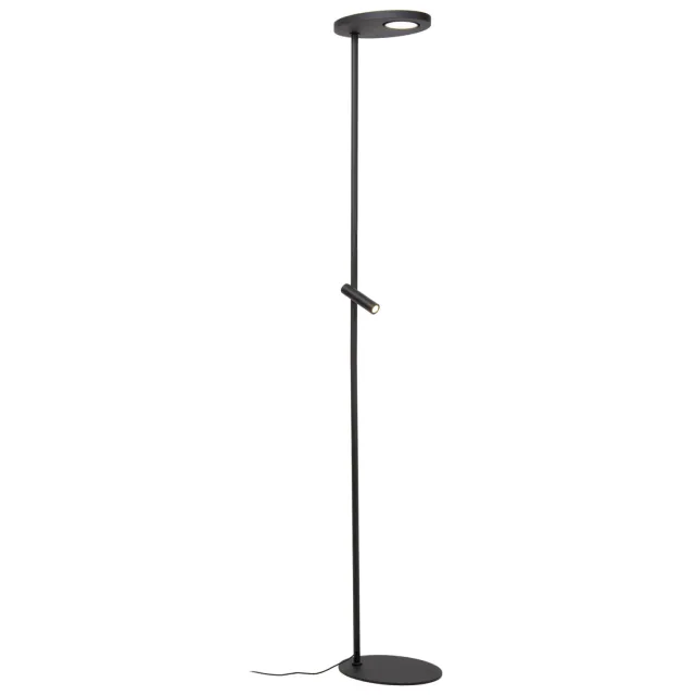 Lucide ORTOLAN - Vloerlamp - LED Dimb. - CCT - 2700K/4000K - Zwart | Essential