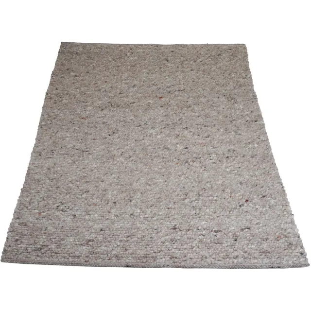 Veer Carpets Vloerkleed Steve Donker Beige 240 x 340 cm - Wollen Design Vloerkleed in Scandinavische / Japandi Stijl Bruin