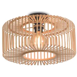 Good&Mojo Plafonniere Bromo bamboe rond dia.40x18cm naturel
