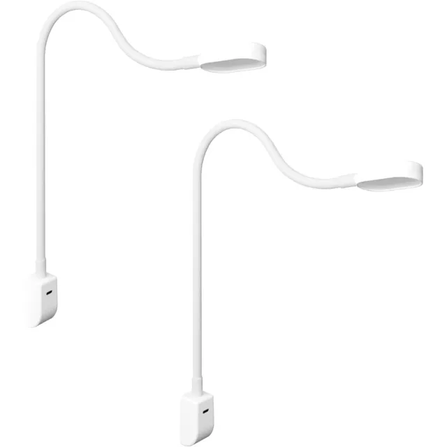 aura Bedlampjes Hoofdbord - Leeslamp - Nachtlampjes - Dimbaar - Wit - 55cm x 3cm x 4cm; 542 g