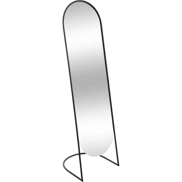 Atmosphera Créateur d'intérieur® Staande spiegel - Spiegel - 40x140 - Design spiegel - Deurspiegel - Passpiegel - Wandspiegel - NEW MODEL - LIMITED EDITION zwart