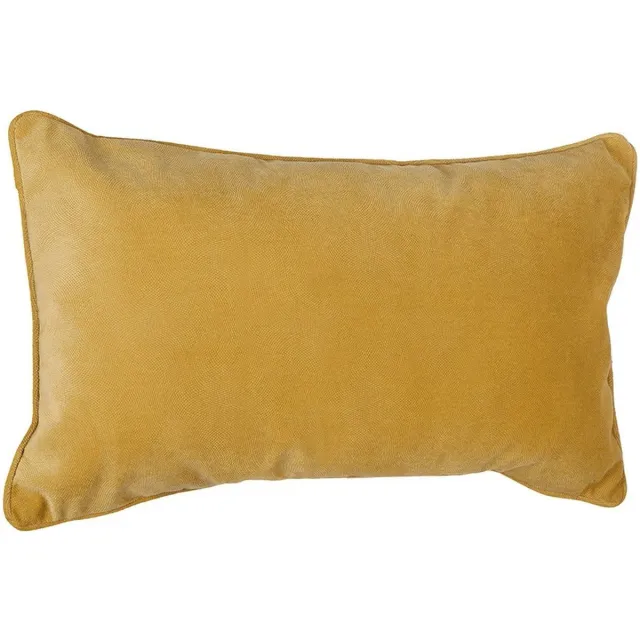 Atmosphera Créateur d'intérieur® Atmosphera Bank/sierkussens huiskamer Sophia - 30 x 50 cm - Okergeel - polyester - met rits