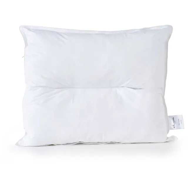 Cinderella New Classic Firm Hoofdkussen - Stevig - Polyester Vulling - Katoenen Tijk - 70x60 cm Wit