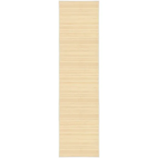 vidaXL Tapijt 80x300 cm bamboe naturel