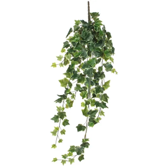 Mica Decorations Hedera Kunst Hangplant - H86 cm - Groen Bont