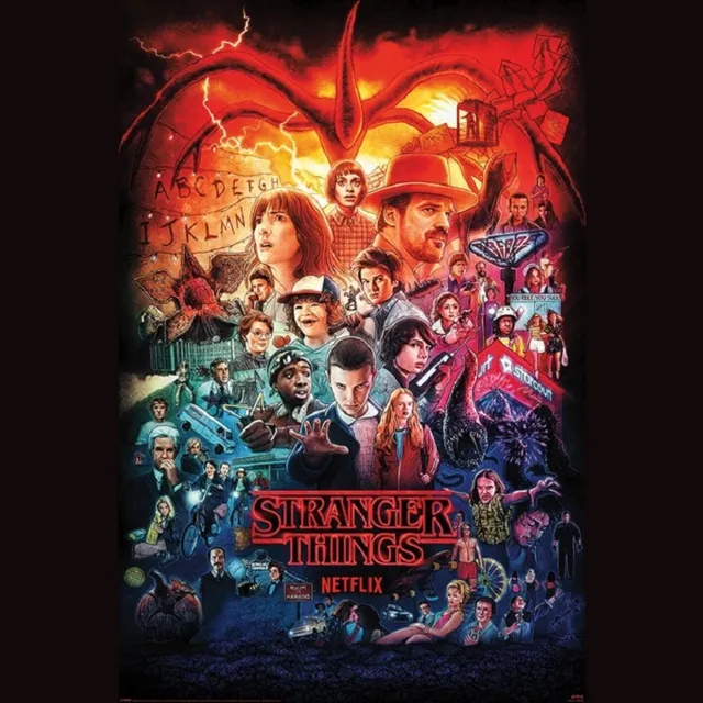 Stranger Things Seasons Montage Poster 61x91.5cm Multi color