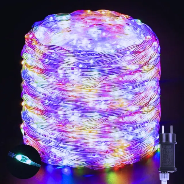 BOG 50M 1000LED Outdoor LED Slangverlichting – IP65 Waterdicht Met 8 Modi Voor Tuin - Party & Kerstdecoratie In 4 Kleuren