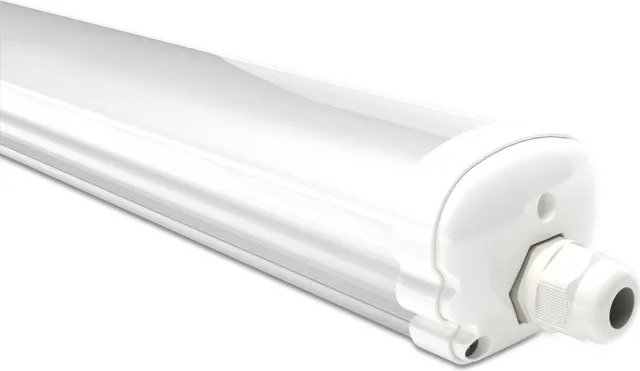 HOFTRONIC S Series - LED TL armatuur 150cm - IP65 waterdicht - 6500K Daglicht wit licht - 48W 5760 Lumen - Koppelbaar - Tri-Proof plafondverlichting