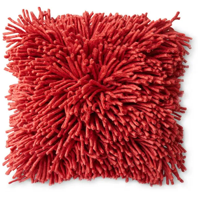 HKLIVING sierkussen Rugged (50x50 cm) lichtrood