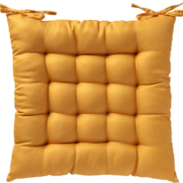 Textino SONNY - stoelkussen 40x40 cm - matraskussen - Golden Glow - geel
