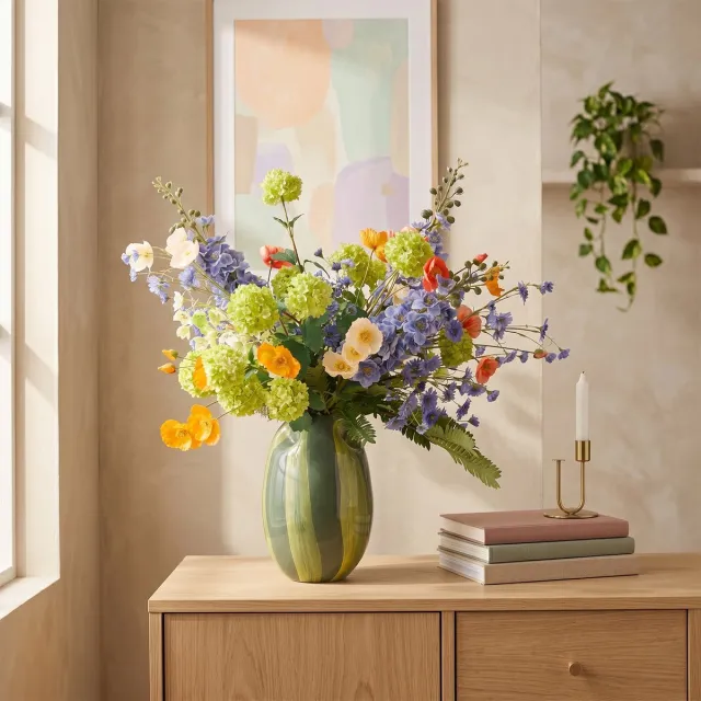 maxifleur Kunstplanten Kunstboeket Zoe Ottawa 80cm Meerkleurig