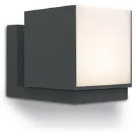 Lutec Buitenwandlamp Cuba - Zwart - Warm Wit - 9,5w