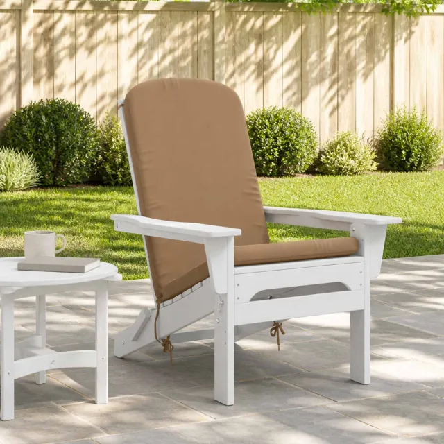 vidaXL Adirondack stoelkussen GEMERT 100% Polyester Taupe
