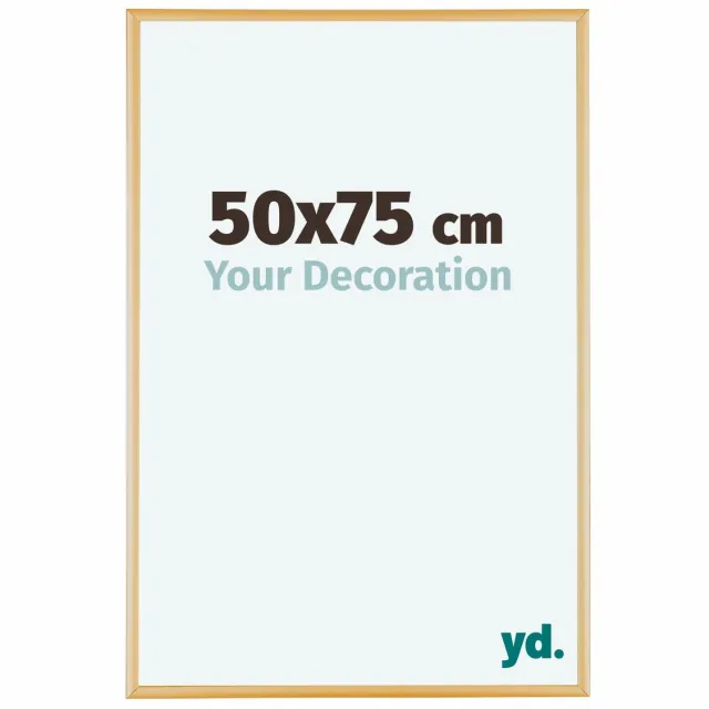 yd. Your Decoration - Fotolijst 50x75 cm - Aluminium - Goud Vintage - Kent