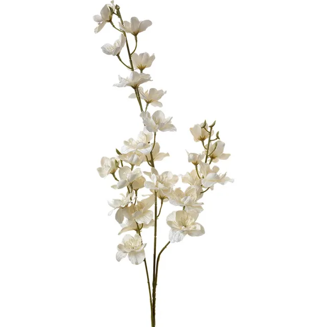 Clayre & Eef Kunstbloem 110 cm Wit Polyester