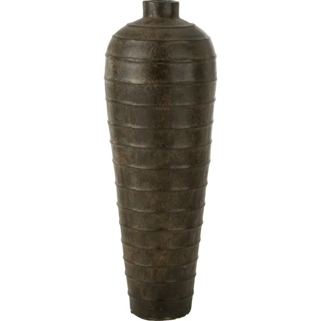 J-Line vaas Isabel - cement - bruin - medium - 103 cm hoog