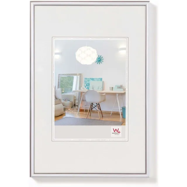 Walther New Lifestyle - Kunststof lijst - Fotoformaat 20x25 cm - Zilver