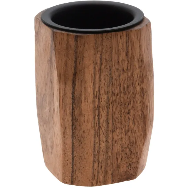 Home & Styling Collection Home Styling Collection - Houten kaarshouder, acacia, 8 cm Bruin