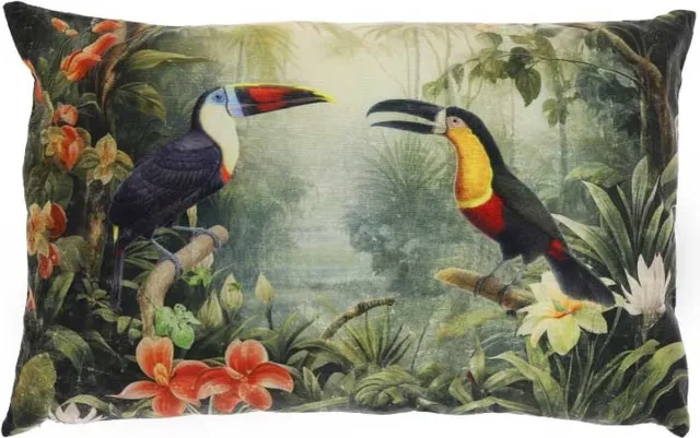 Unique Living Sierkussen Winter tropical Dessin 2 -40x60cm Multikleur