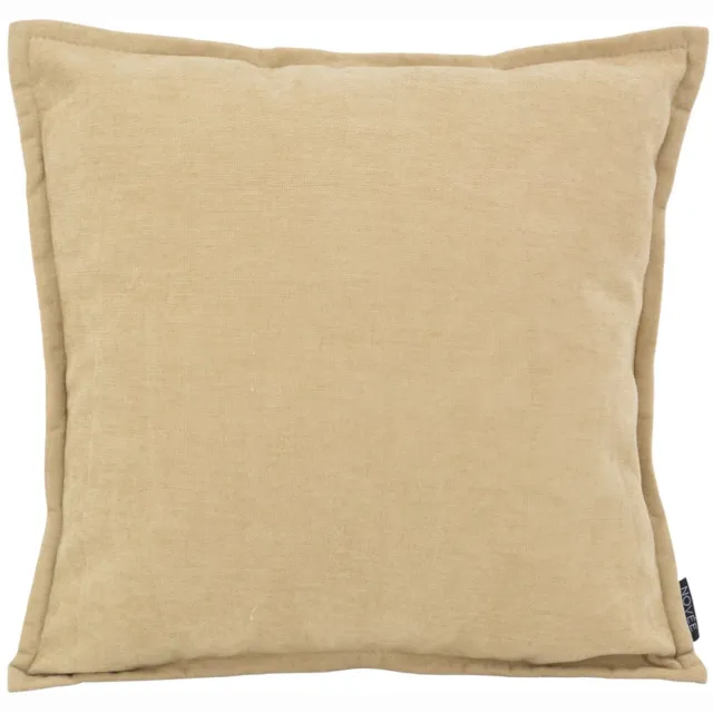 NOVÉE Chenille Piped Beige Kussenhoes | 45 x 45 cm | Polyester