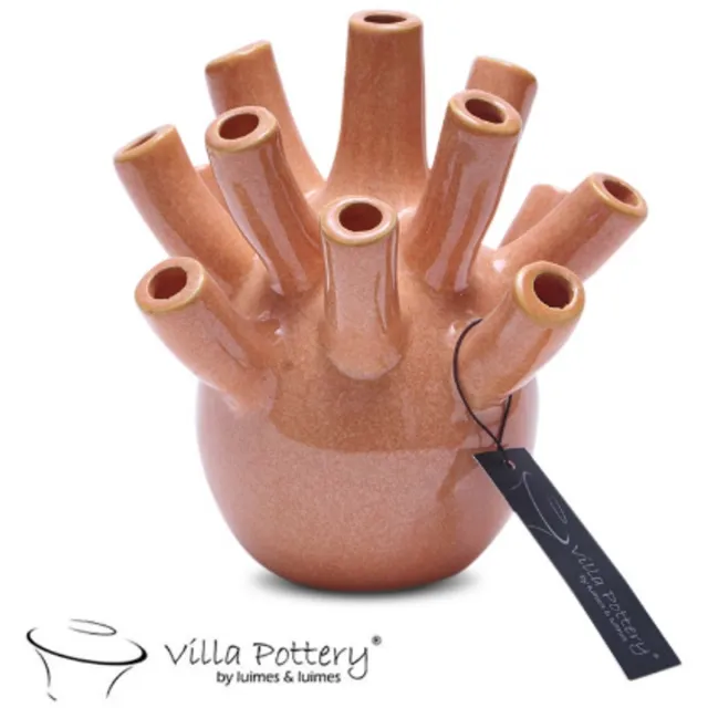 Vaas - Villa Pottery - Woondecoratie - Keramiek - Decoratie - Voorjaarscollectie - Waterdicht - Pinokkio 1_1 Orange
