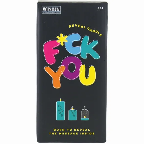 Gift Republic Swearing Candle Multi color