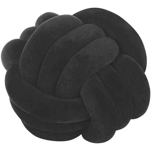 Beliani MALNI - Sierkussen - Zwart - 30 x 30 cm - Fluweel