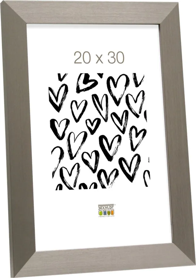 Deknudt Frames fotolijst S42PD1 - zilverkleur - voor foto 20x30 cm