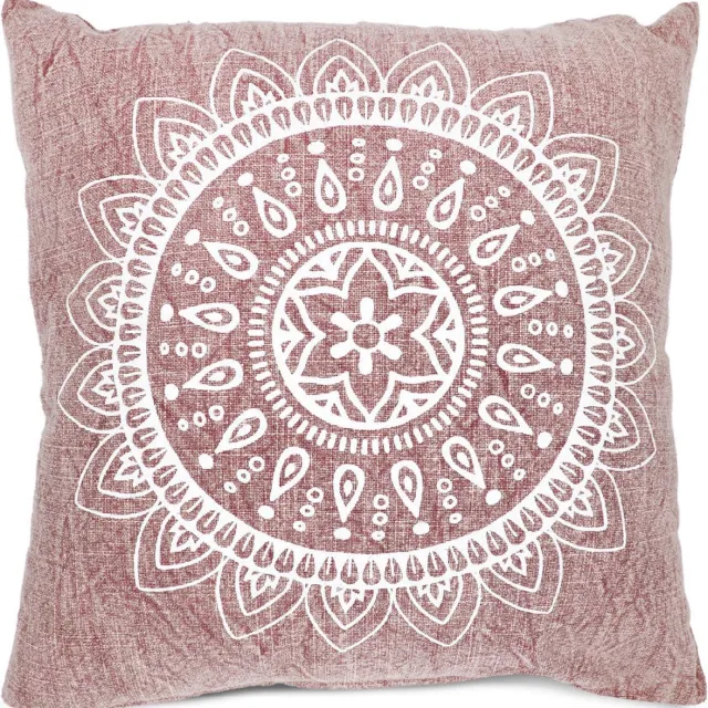 Sizo Handmade Kussen Mandala 45 x 45 cm - Roze