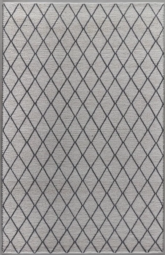 MOMO Rugs Stockholm 190 Vloerkleed - 160x230 cm - Rechthoekig - Laagpolig, Structuur Tapijt - Landelijk, Modern, Scandinavisch - Beige, Grijs