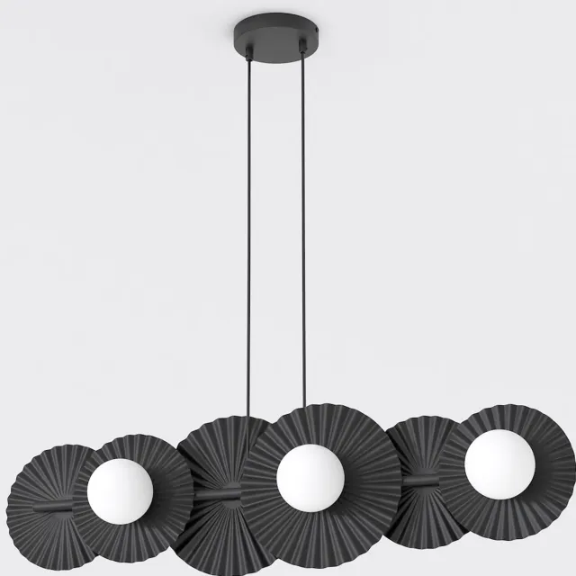 Emibig UMBRA 6 BLACK - Moderne hanglamp voor sfeervolle verlichting