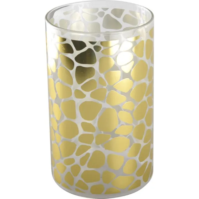 Aulica GIRAF MOTIF KENIA VAAS H17 CM goud