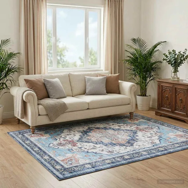 vidaXL Vloerkleed ORIZ Meerkleurig 80 x 150 cm 100% polyester, foto 2