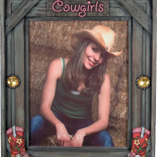 River edge cowgirl fotolijst groot bruin