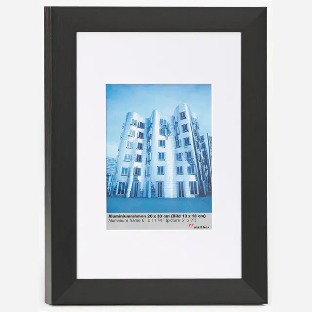 Walther Aluline - Fotolijst - Fotoformaat 13 X 18 cm - Zwart