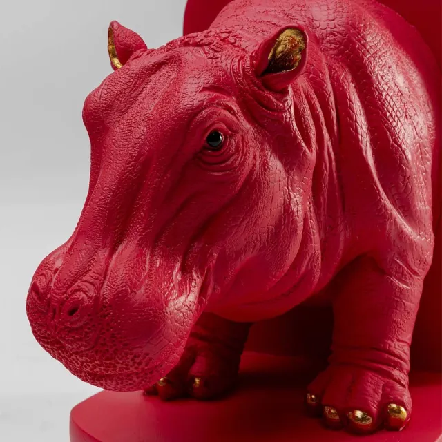 Kare Design Boekensteun roze nijlpaard (2/Set) Kare Design