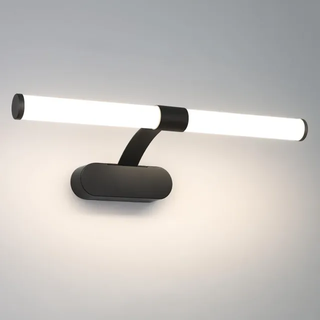 Glitzerlife Wandspot Wandlamp - 8W LED IP44 Waterdicht - Flimmervrij Oogbescherming - Kunststof Chroom Wit - Ø40cm Chroomkleurig