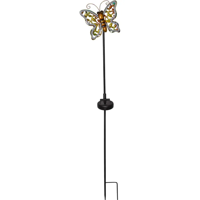 Star Trading Linny Butterfly grondstaak op zonne-energie Brons