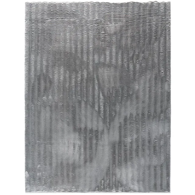 TT Home Woonkamertapijt langpolig woonkamertapijt ruitvormig zacht 3D-ontwerp 80 x 150 cm Rechthoek 80 x 150 cm Rechthoek grijs