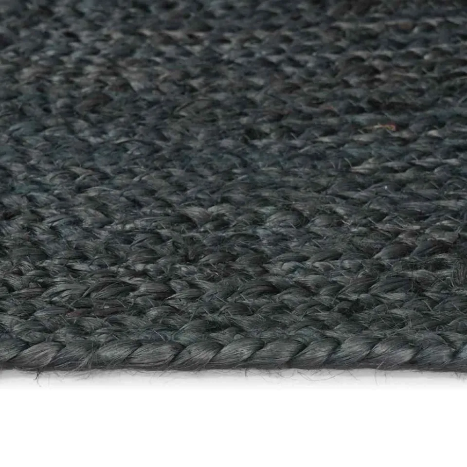 vidaXL Vloerkleden Donkergrijs 80 x 200 cm Jute, foto 4