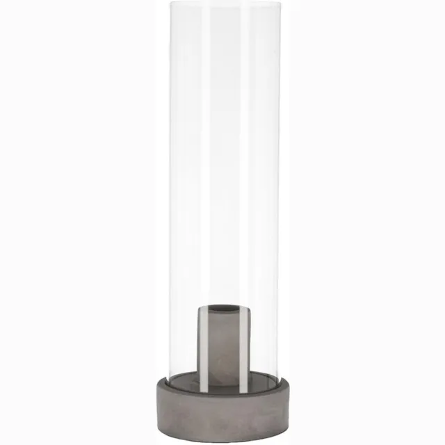 JENS Living kandelaar tess - 9 x 9 x 28,5 cm - Grijs