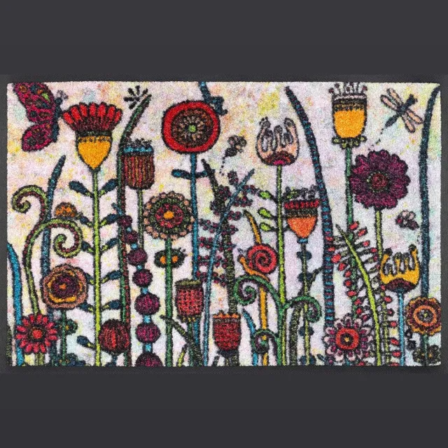 Ibenzoa Duurzame Entree Mat - Absorberend Textiel 40x60 cm - Geschikt voor Diverse Oppervlakken multi