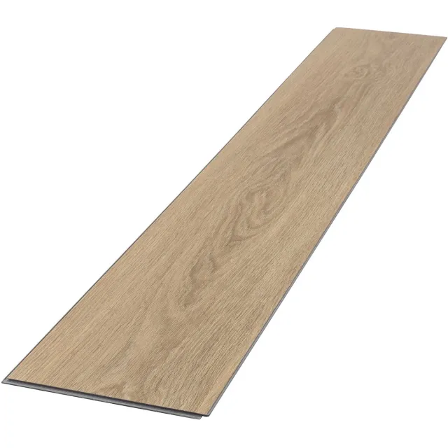 ml-design Deluxe PVC-vloer click vinyl planken 122x18 cm golden hour eiken bruin houtlook 4,2 mm dikte 6,16m²/28 planken slipbestendig waterbestendig eenvoudige installatie laminaat planken natuurlijk houteffect belastingsklasse 34 Gouden Uur Eiken