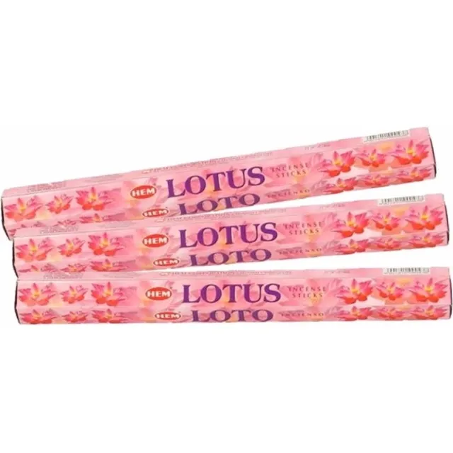 HEM Wierook stokjes - Lotus - 60x stokjes - Yoga/meditatie Multi