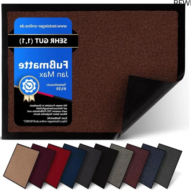 RFWR Vuilvangmat - 8 kleuren - Hoogwaardige Deurmat met 2900g/m2 Vezels en 2,4L/m2 Vochtopname - 40 x 60 cm