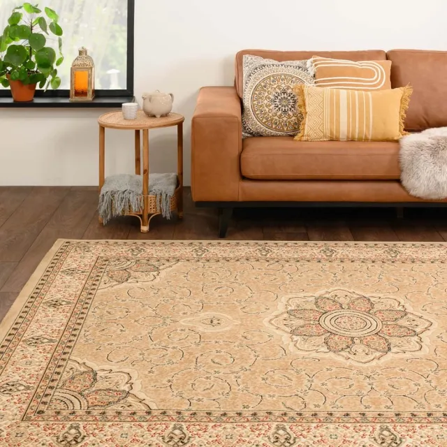 Tapeso Perzisch tapijt - Mirage Majesty beige 80x150