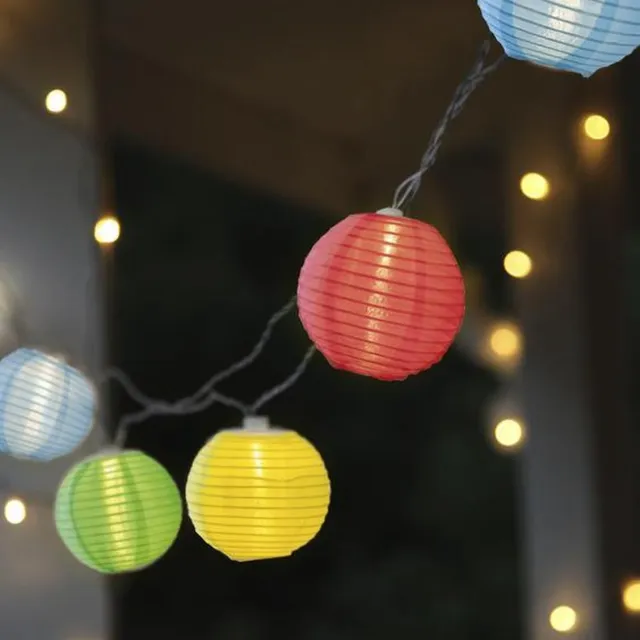 RTM Lighting Feestverlichting 450cm met 10 lampjes -Warm Wit