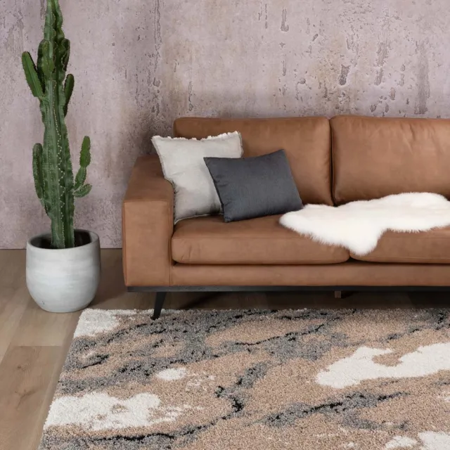 Boho&me Vloerkleed marmer - Marble Artisan beige 200x300
