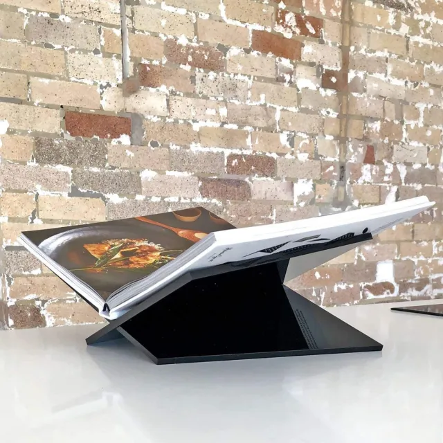Barceló Barcelo kruis boekstandaard | Boeksteun | Bookstand | x Boekhouder|Bookholder | kruisstandaard Boekensteun | 30 x 30 cm zwart